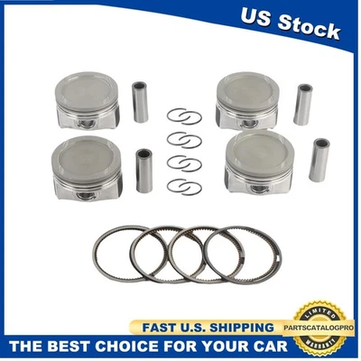 Engine Piston & Ring Kit For Chevy Sonic Trax Cruze Buick Encore 1.4L 2011-2021 Foto 1 de 4