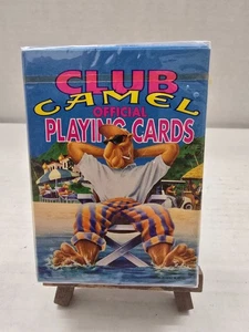 Carte da gioco ufficiali vintage CAMEL Cigarettes Club Joe 1992 SIGILLATE NUOVE - Foto 1 di 5