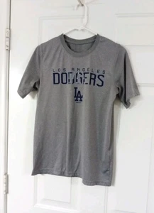 LA Dodgers T-Shirt Youth Size Large (14-16). Gray Graphic Print - Picture 1 of 4
