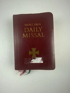 Saint Paul Daily Catholic Missal Burgundy Leatherflex Daughters of St Paul - Bild 1 von 8