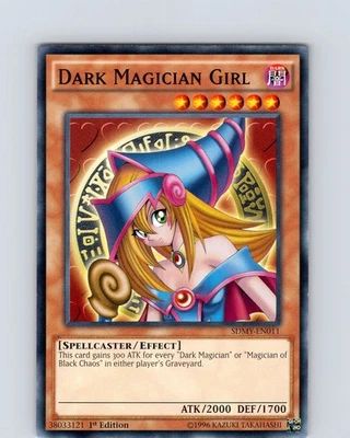 Yu-Gi-Oh TCG Dark Magician Girl SDMY-EN011 1st Edition Regular Common Card NM - Image 1 of 2