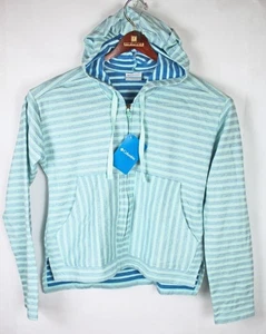 Columbia Womens S Jacket Hoodie Full Zip Long Sleeve Melody Sweater Fleece Blue - Picture 1 of 8