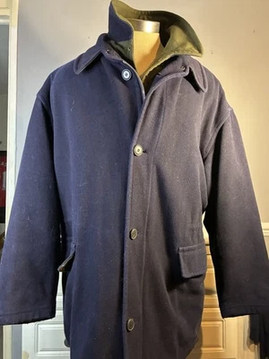 Hugo Boss Men's Wool And Cashmere  Coat With False Inner Coat XL - Image 1 of 4