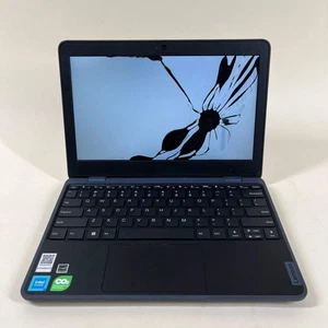 Broken Lenovo 100w Gen 4 82VL 11.6" i3-N100 0.8GHz 4GB RAM 128GB SSD READ - Picture 1 of 13