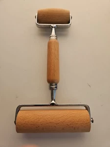 Rodillo de madera para masa y pizza de chef mimado de doble extremo - Imagen 1 de 2