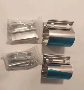 Acoplador de manguito de abrazadera de escape de banda de junta a tope de 2 pulgadas CL_200 2 PIEZAS - Imagen 1 de 2