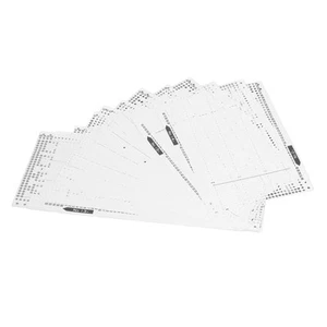 15Pcs Knitting Machine Punch Card Rich Style Soft Plastic Knitting Flower Ca BST - Picture 1 of 22