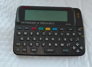 Franklin MWD-640 Electronic Bookman Dictionary Thesaurus Handheld Tested - Picture 1 of 3