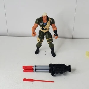 Lt. Stone V1 GI Joe Extreme 1995 Complete Kenner Action Figure Missile Launcher - Picture 1 of 10