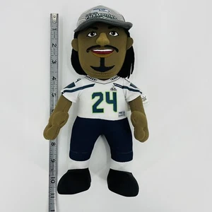 Marshawn Lynch Bleacher Creature Plush - Seattle Seahawks Pre-owned *Has Flaw* - Picture 1 of 8