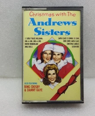 CHRISTMAS WITH THE ANDREWS SISTERS-BING CROSBY-CASSETTE TAPE--FREE UK SHIPPING - Image 1 of 4