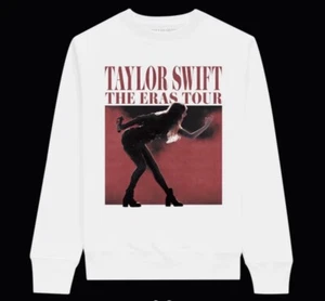 🌙 Taylor Swift REPUTATION ERA The Eras Tour Photo White Crewneck (L) Sold Out - Bild 1 von 4