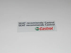 Nuovo Originale Sedile Pannello Slam Anteriore Castrol Olio Raccomandato Adesivo 6J0010766A - Foto 1 di 4