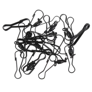 10 Stück Wind Socken Clips Doppel Haken Solarleuchten Spirale Schwänze Schnapp Glockenspiel - Bild 1 von 12