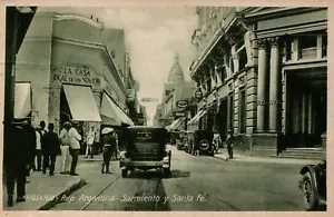Postal Argentina Rosario Sarmiento y Santa Fe Vintage 09.90 - Imagen 1 de 2