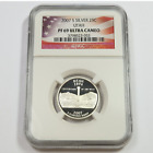 2007 S NGC PR69 PROOF UCAM SILVER Utah State Quarter 25c US Coin #47970A