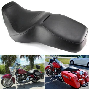 Motorcycle Driver Passenger Two-Up Seat For Harley Road King Custom 1997-2007 - Picture 1 of 13