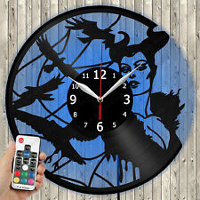 LED Vinyl Clock Maleficent LED Light Vinyl Record Wall Clock LED Wall Clock 5593