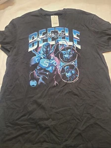 Men's DC Comics Blue Beetle Short Sleeve Graphic T-Shirt - Black Size Small - Picture 1 of 5