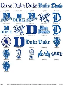15 LOGOTIPOS DE MASCOTAS DEPORTIVAS DISEÑOS DE MÁQUINAS DE BORDAR UNIDAD USB - Imagen 1 de 12