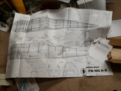 Royal Short Kits - Foxke-wulf FW-190 A-8 - 61" WS - New! - Image 1 of 4