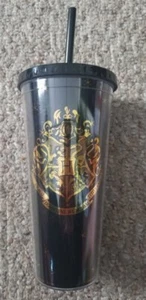 Harry Potter HOGWARTS Travel Tumbler with Cover and Straw 22 fl oz - Picture 1 of 5