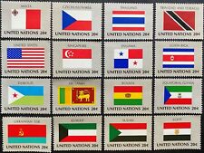 1981 Flags of Member Nations MNH Stamps from United Nations (New York)