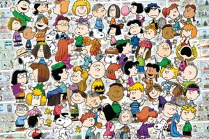 PEANUTS - COLLAGE POSTER 24x36 - SNOOPY CHARLIE BROWN 241493 - Picture 1 of 1