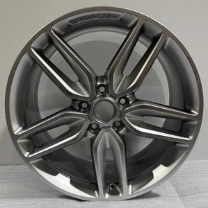 20" CHEVROLET CORVETTE REAR WHEEL RIM FACTORY OEM 5641 2014-2018 HYPER SILVER - Picture 1 of 9