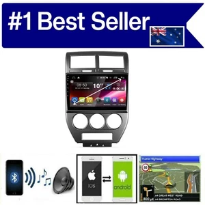 JEEP COMPASS MK 2007-2008  GPS APPLE CARPLAY ANDROID AUTO CAM ODB DAB+ TPMS DVR - Picture 1 of 11