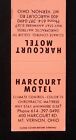 1970s Harcourt Motel Color TV Chiropractic Mattress Harcourt Rd. Mount Vernon OH