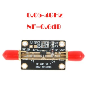 Amplificador de RF de alta linealidad FM HF VHF/UHF LNA 0,05-4G NF=0,6dB ruido ultra bajo - Imagen 1 de 12