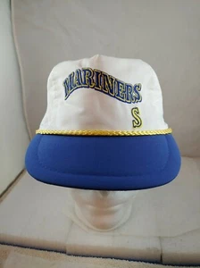 Vintage Seattle Mariners Snapback Pro Classics Cap Mütze Gold Rope Brim RARE nwot - Bild 1 von 7