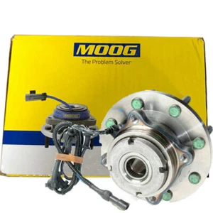 MOOG Front Wheel Bearing Hub for 1999 2000-2004 Ford F250 Super Duty 8 Lug w/ABS - Picture 1 of 10