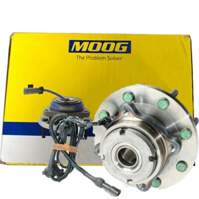 Buje de cojinete de rueda delantera MOOG para Ford F250 Super Duty 1999 2000-2004 8 orejetas con ABS Foto 1 de 4
