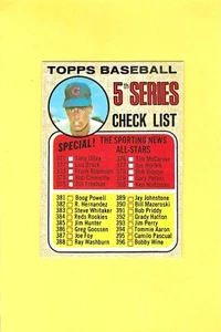 1968 TOPPS #356 5th Series Checklist Unmarked MINT Beauty - Picture 1 of 2
