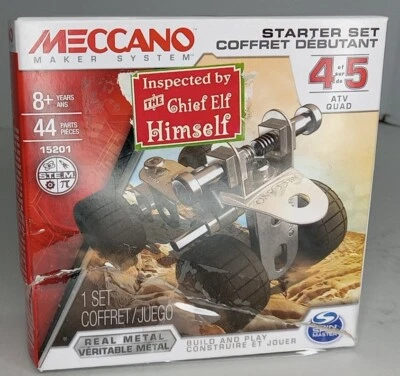 Meccano Starter Set Atv 15201 Building Set 2015 Sealed In Box No Instructions - Image 1 of 4