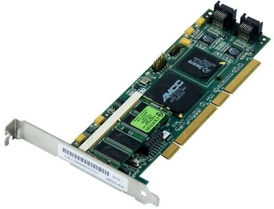 Controller 3ware 9500S-4LP SATA RAID 128MB Cache PCI-X JBOD 0, 1, 10, 5 150MBps - Image 1 of 2