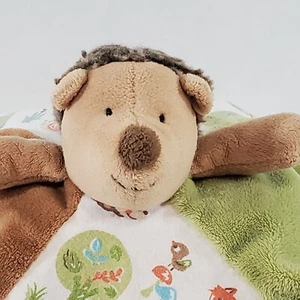 Maison Chic Igel Baby Lovey Rasselknoten Sicherheitsdecke braun Fuchs Waschbär - Bild 1 von 10