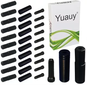 (Total 30 PCS 10 Pcs 5Mm Black Alloy Road Mountain Bicycle Bike Brake Cable T... - Picture 1 of 1