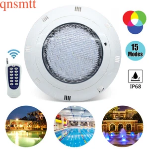 LED RGB Swimming Pool Submersible Light Underwater Waterproof Spa Lamp w/ Remote - Picture 1 of 24