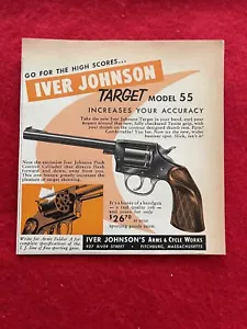 Vintage 1955 Print Ad Iver Johnson Target Model 55 Advertisement - Picture 1 of 7