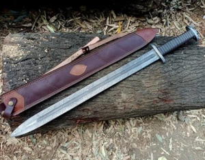 Custom Handmade Schwert Damaststahl Wikingerschwert Kalis Jagdschwert Survival - Bild 1 von 4