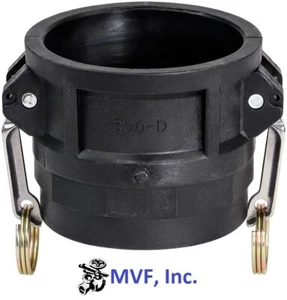 3" Type D Camlock Female Coupler x Female NPT Polypropylene, Hose Fitting D300PP - Picture 1 of 3