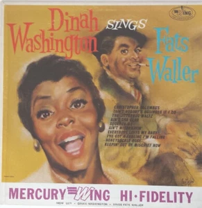 Dinah Washington Sings Fats Waller / Vinyl / Female Singer / Torch / US - Imagen 1 de 3