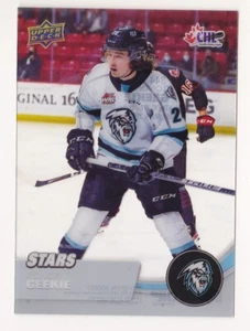 21-22 Upper Deck CHL Conor Geekie Clearcut Stars Winnipeg Ice 2021 - Picture 1 of 1
