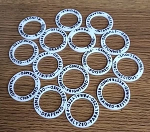 Condition Rings - 15 Pack - 3d Printed - DnD D&D Dungeons And Dragons - Picture 1 of 2