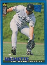 1995 Collector's Choice SE Blue Dante Bichette #209 Colorado Rockies Baseball