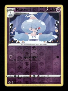 Hattrem Reverse Holo Uncommon SWSH06: Chilling Reign 072/198 LP Pokemon LP - Bild 1 von 2
