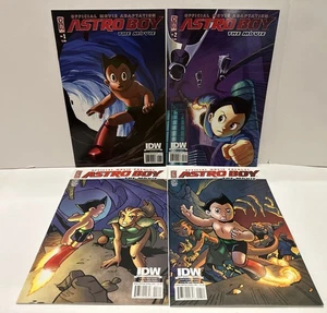 Astro boy 1,2,3,4 1-4 Movie Prequel Cover A TV Show IDW 2009 Lot set - Picture 1 of 5